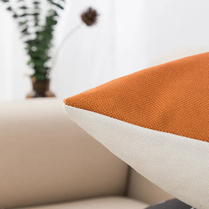 DecorBites™ Abstract Geometric Print Cotton Linen Pillow Cover Nordic Style Decor Pillowcase