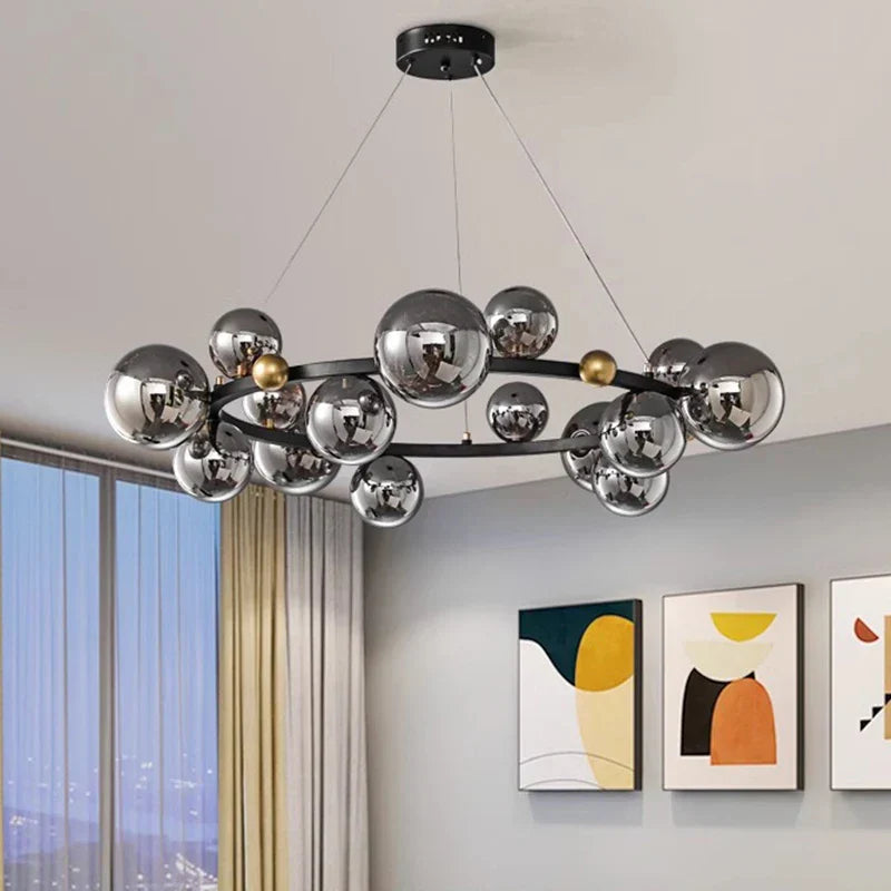 Decorbites™ Kristall-Leuchter: Moderne Treppen-Pendantlampe für Wohnzimmer, Innenbeleuchtung