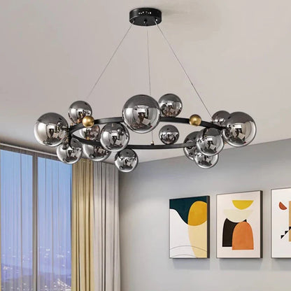 Decorbites™ Kristall-Leuchter: Moderne Treppen-Pendantlampe für Wohnzimmer, Innenbeleuchtung