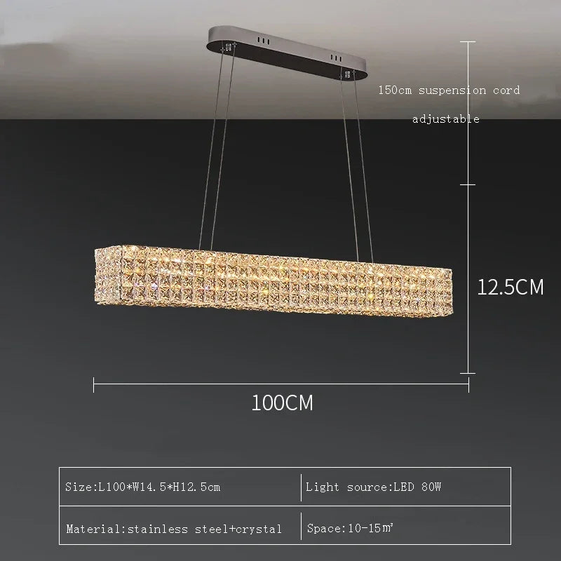 Decorbites™ Crystal-LED-Deckenleuchter: Moderner Luxus für Wohnzimmer, Schlafzimmer und Heimdekoration