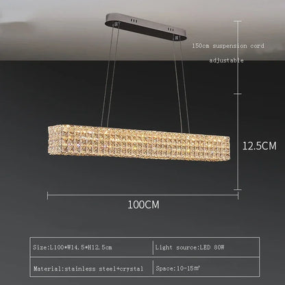 Decorbites™ Crystal-LED-Deckenleuchter: Moderner Luxus für Wohnzimmer, Schlafzimmer und Heimdekoration