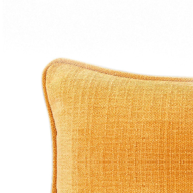 Decorbites™ Baumwoll-Leinen-Kissenbezug in Pfirsichorange Grau Elfenbein für das Wohnzimmer umweltfreundlich