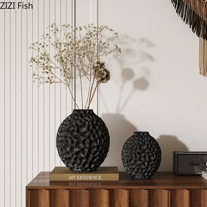 DecorBites™ Honeycomb Texture Vase for Artificial Flower Arrangement