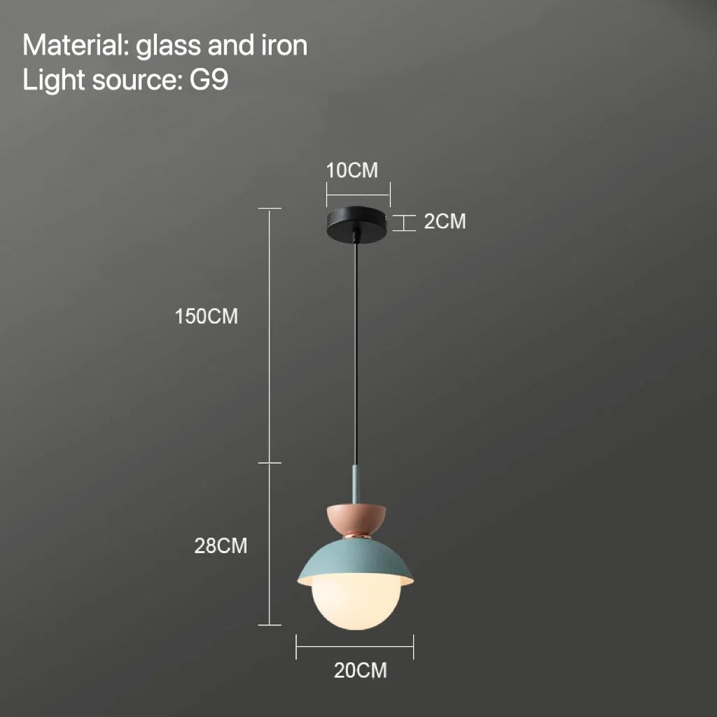 Decorbites™ Glas-Kugelleuchte: Moderne nordische Leuchte für die Einrichtung zu Hause, Küche, Esszimmer, Schlafzimmer