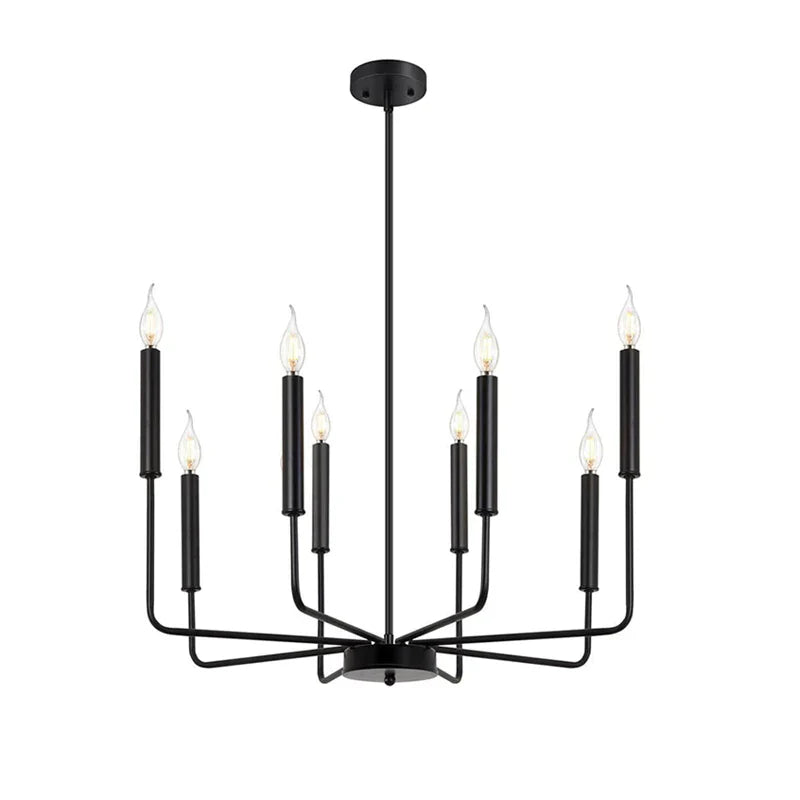 DecorBites™ Industrial Retro Chandelier Lighting for Kitchen Dining Room with 8 Heads