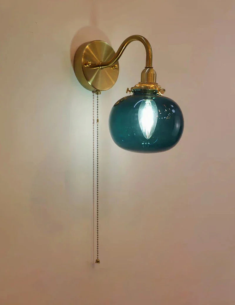 DecorBites™ Glass Decor Wall Sconce Lamp Lighting for Bedroom Living Room