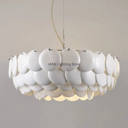 DecorBites™ French Ceramic Chandelier: Romantic LEDs for Luxury Living Room & Restaurant Decor