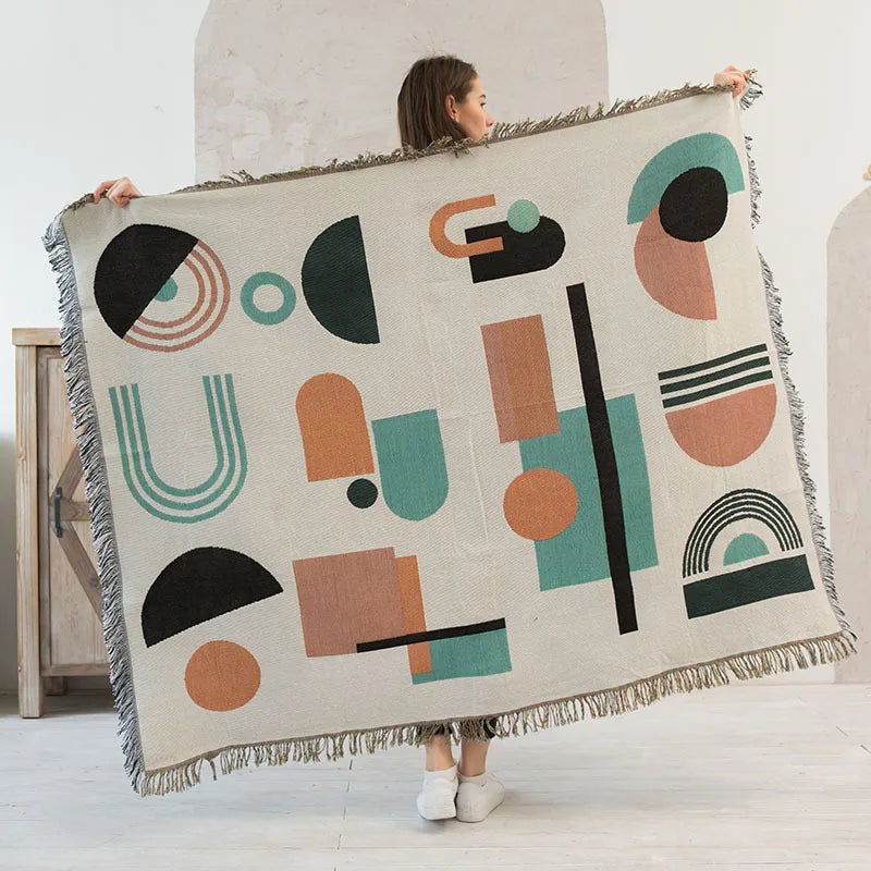 DecorBites™ Gothic Thread Blanket Throw Tapestry - Versatile Home Decor & Outdoor Essential