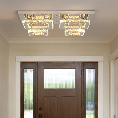 Decorbites™ Kristall-Deckenleuchter: Luxuriöse LED-Pendantbeleuchtung für modernes Wohnzimmer-Dekor