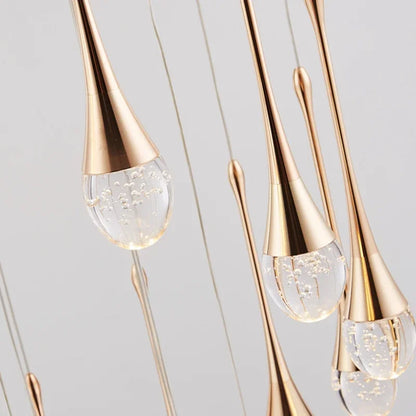 DecorBites™ Crystal Bubble Ball Pendant Lights for Stairs, Dining, Living Room Decor