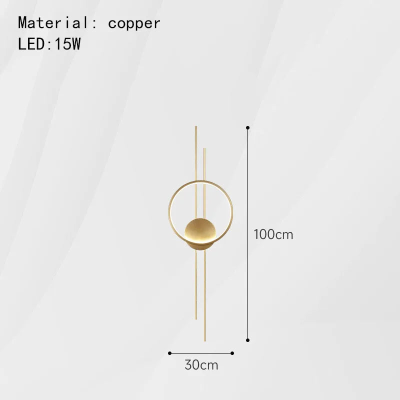 Decorbites™ LED Wandlampen: Elegante minimalistische Wandlampe mit 3 Dimmmodi