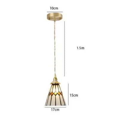 DecorBites™ Green Glass Pendant Light for Bedroom Dinning Living Room