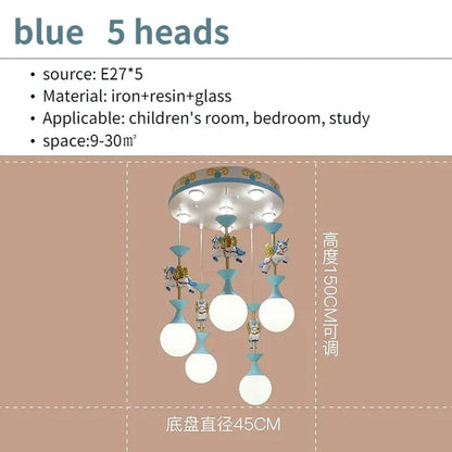 DecorBites™ Creative Unicorn LED Pendant Ceiling Light for Children's Room