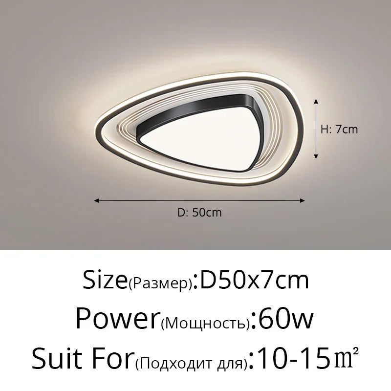 Decorbites™ LED-Deckenleuchte mit Fernbedienung für Dimmen für modernes nordisches Heimdekoration