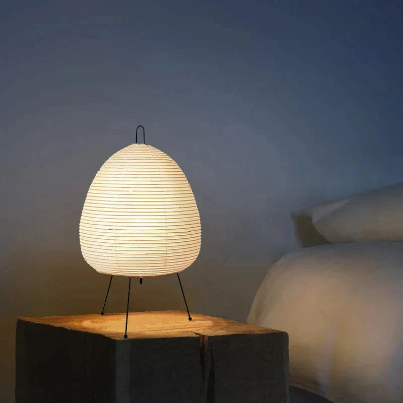 Decorbites™ Japanische Reispapier-Laterne LED-Tischlampe für stilvolle Heimdekoration