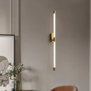 Gold Geometric Wall Lamp 84cm Modern Design