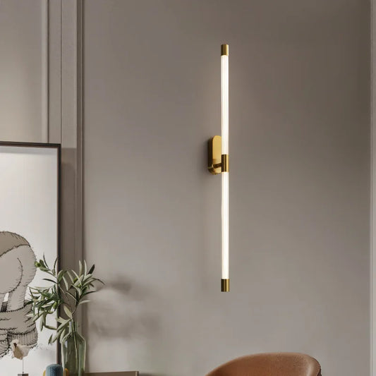 Decorbites™ Gold Geometrische Linien Wandlampe für Schlafzimmer- und Wohnzimmerdekoration