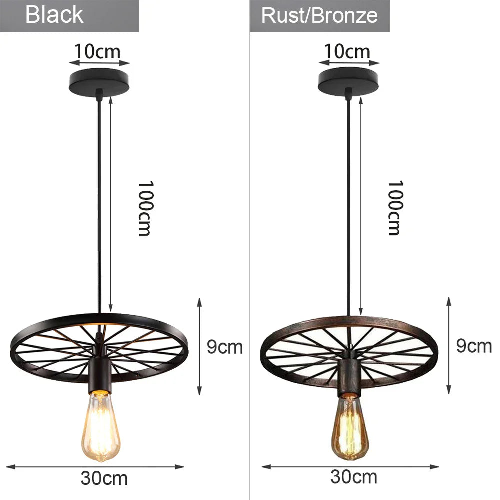Decorbites™ Industrielle Loft-Hängeleuchte Pendellampe LED Edison Vintage Hängelampe
