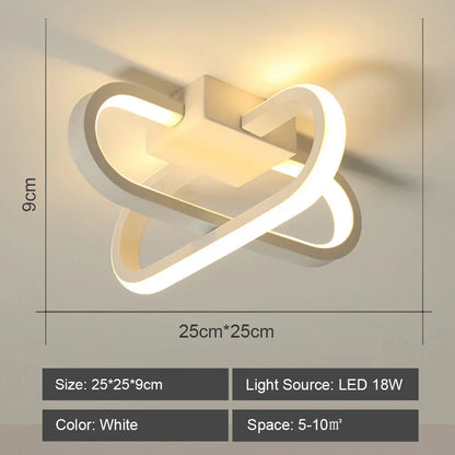 Decorbites™ LED-Deckenleuchte für modernes Wohnzimmer- und Schlafzimmerbeleuchtung