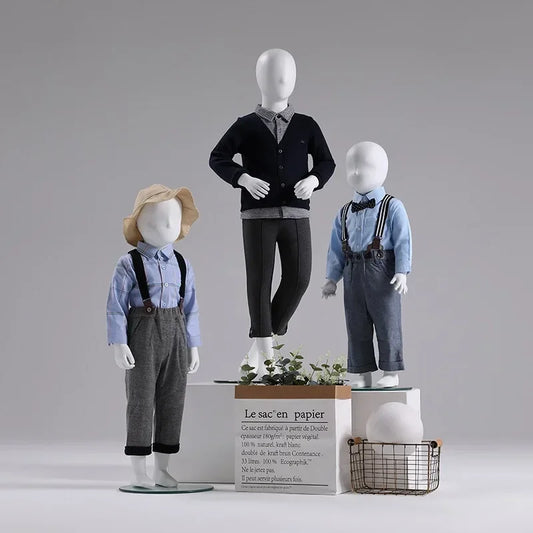 Decorbites™ Kinder-Ganzkörper-Manekins für Kindermodegeschäfte - Kinder-Displayständer