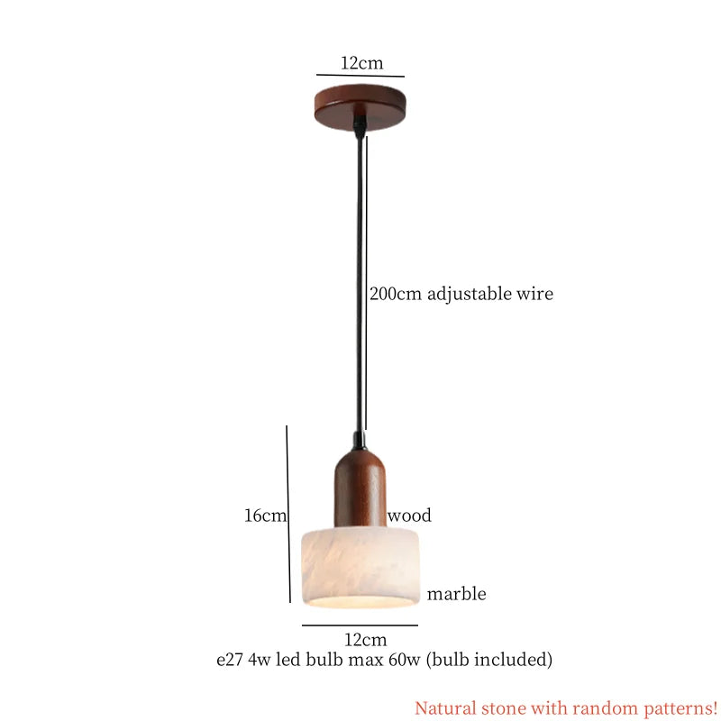 Decorbites™ Glas-Kugelleuchte LED-Hängeleuchte für Schlafzimmer Esszimmer Küche - Vintage Hängelampe