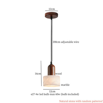 Decorbites™ Glas-Kugelleuchte LED-Hängeleuchte für Schlafzimmer Esszimmer Küche - Vintage Hängelampe