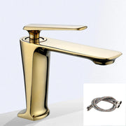 Chrome Basin Mixer Faucet With Single Handle