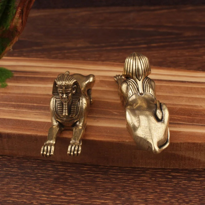 Brass Egyptian Sphinx Figurine