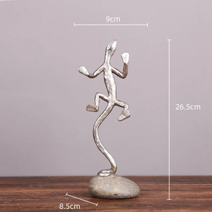 Decorbites™ Gecko-Eidechse Harz-Leuchter: Dekorationsfigur & Kerzenleuchter für Zuhause