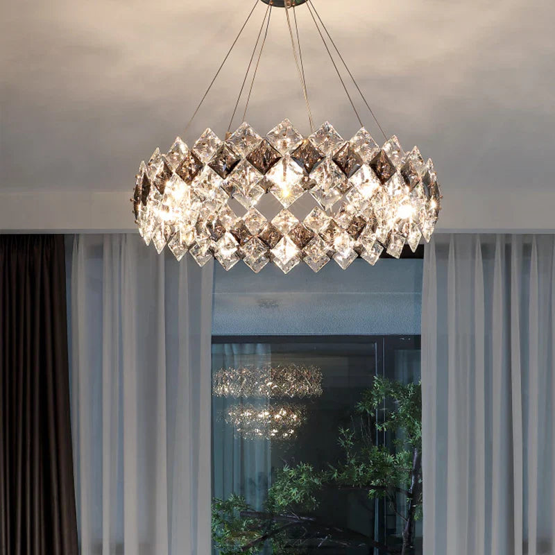 Decorbites™ Kristall-Leuchter: Postmoderne Luxus-Hängeleuchte für Wohnzimmer, Schlafzimmer und Restaurant