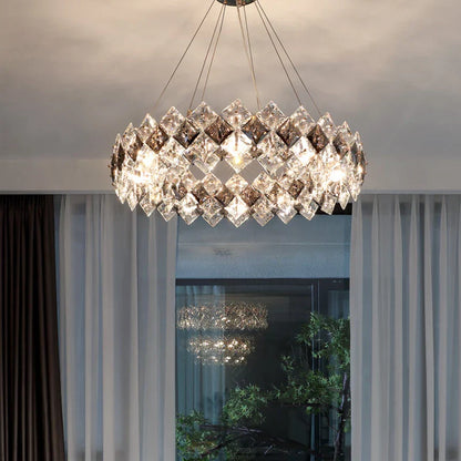 Decorbites™ Kristall-Leuchter: Postmoderne Luxus-Hängeleuchte für Wohnzimmer, Schlafzimmer und Restaurant