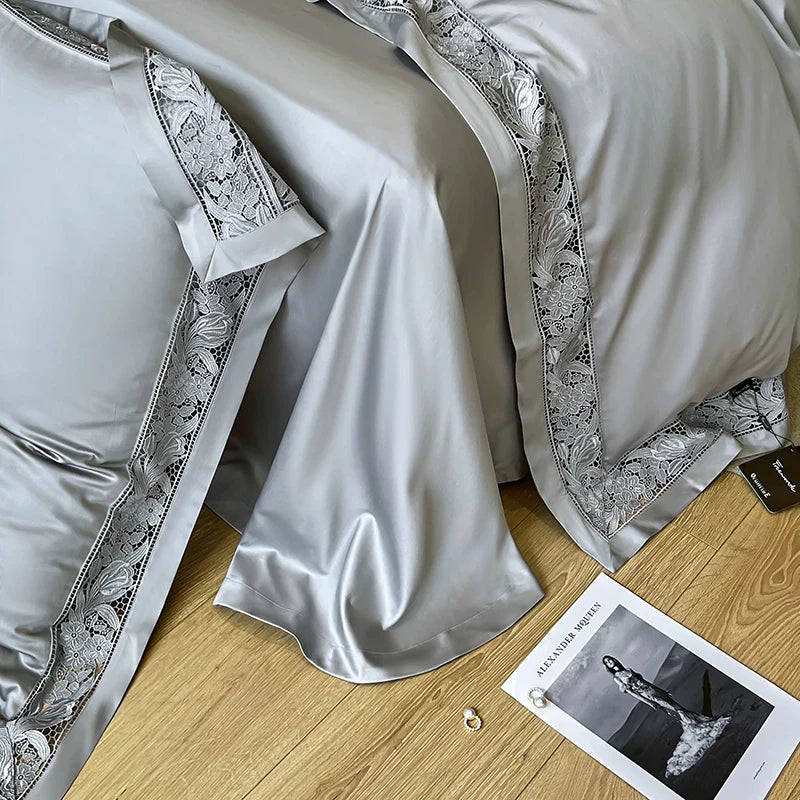 White Egyptian Cotton Bedding 1500TC Queen