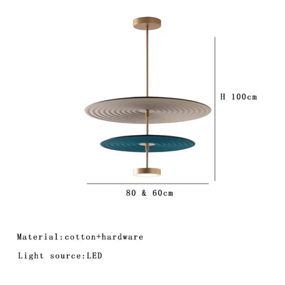 Decorbites™ Dimmbare Baumwoll-Kronleuchter | Postmoderne Kunstdekoration für Wohnzimmer und Büro