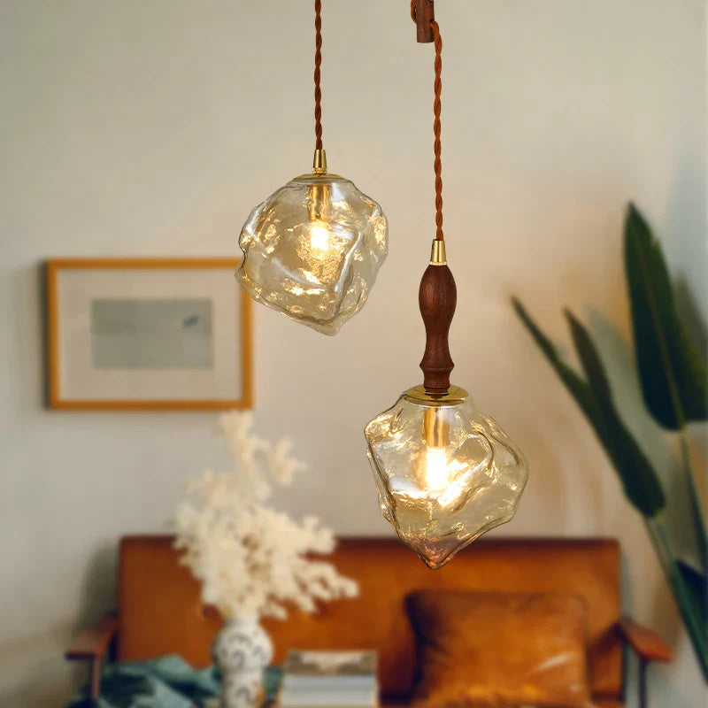 Lava Glass Vintage Pendant Light