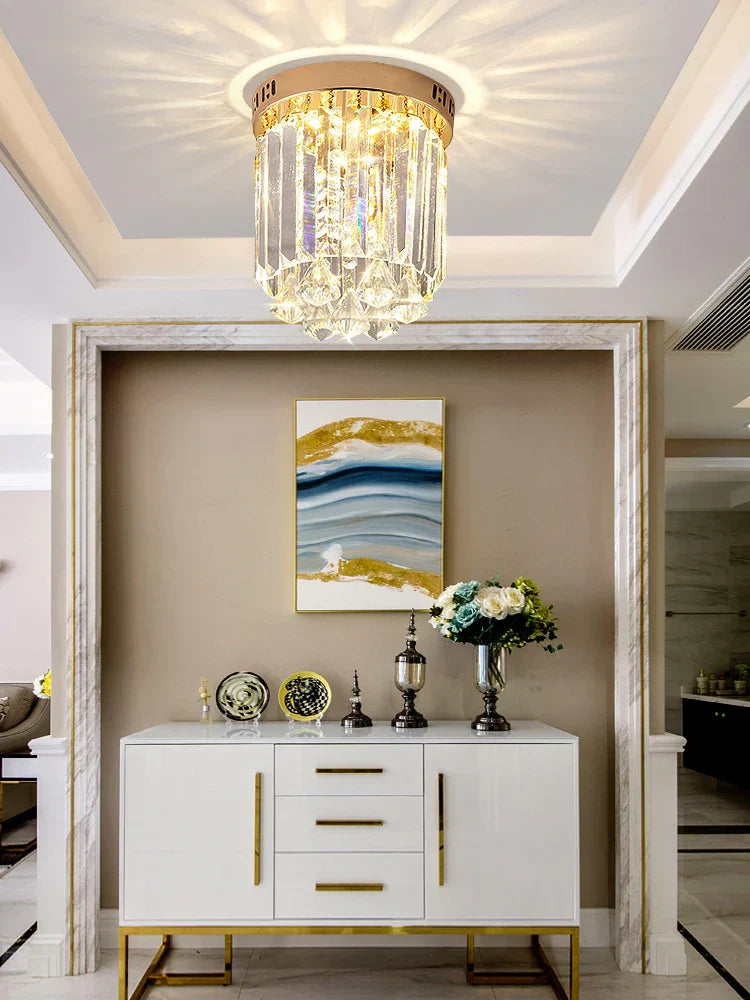 Decorbites™ Elegante Kristall-Deckenleuchte für Eingangsbereich, Treppenhaus und Flur