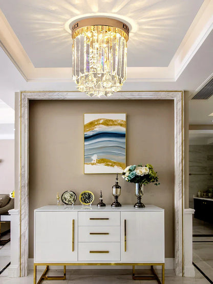 Decorbites™ Elegante Kristall-Deckenleuchte für Eingangsbereich, Treppenhaus und Flur