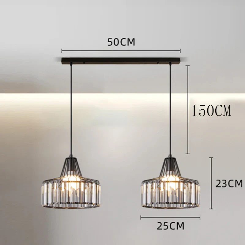 DecorBites™ LED Pendant Chandelier for Stylish Indoor Bedroom Decor