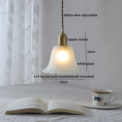 Decorbites™ Klar-Glas-LED-Kupfer-Hängelampe für moderne Heimdekoration.