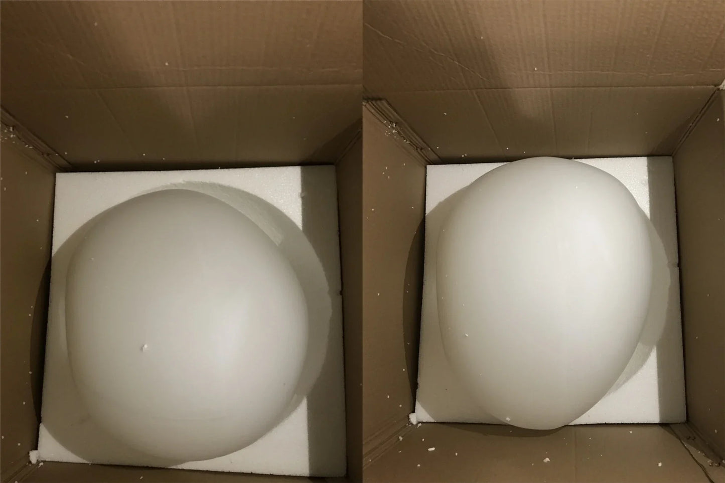 Decorbites™ Gregg Glass Hängeleuchte - Weiße LED-Kieselstein-Pendelleuchte für Villentreppen & Geschäfte