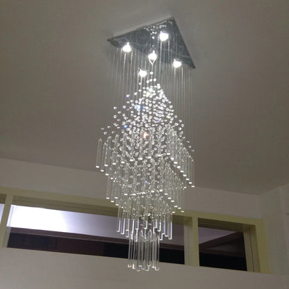 Decorbites™ Kristall-Deckenleuchter: Moderne elegante Leuchte für Wohnzimmer & Treppenhaus