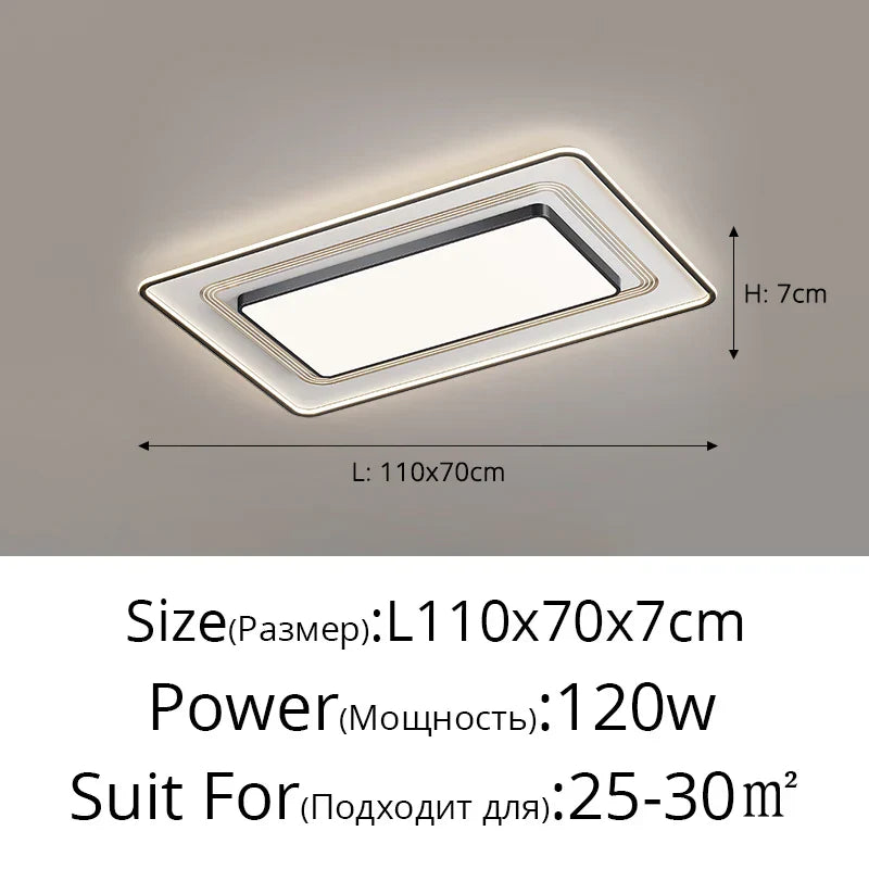 Decorbites™ LED-Deckenleuchte mit Fernbedienung für Dimmen für modernes nordisches Heimdekoration