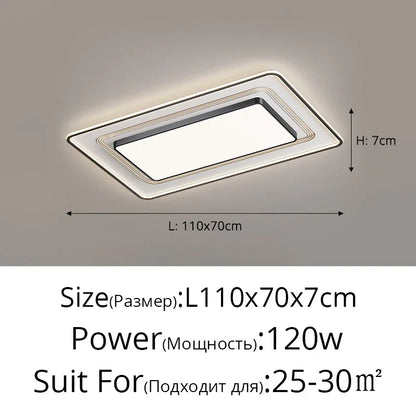 Decorbites™ LED-Deckenleuchte mit Fernbedienung für Dimmen für modernes nordisches Heimdekoration