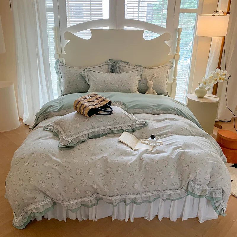 Cotton Floral Duvet Set