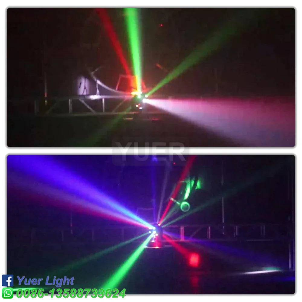 Decorbites™ Disco-Kugel-Lichter LED Moving-Head-Fußball-Licht Nachtclub-Bühnenbeleuchtung