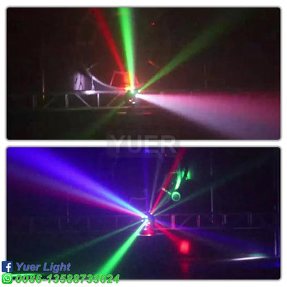 Decorbites™ Disco-Kugel-Lichter LED Moving-Head-Fußball-Licht Nachtclub-Bühnenbeleuchtung