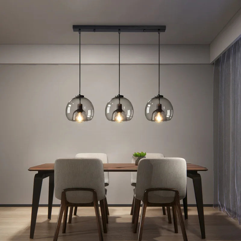 Decorbites™ Glas-Pendentleuchten: Stilvolle LED-Kronleuchter für Esstisch, Küche und Restauranttische