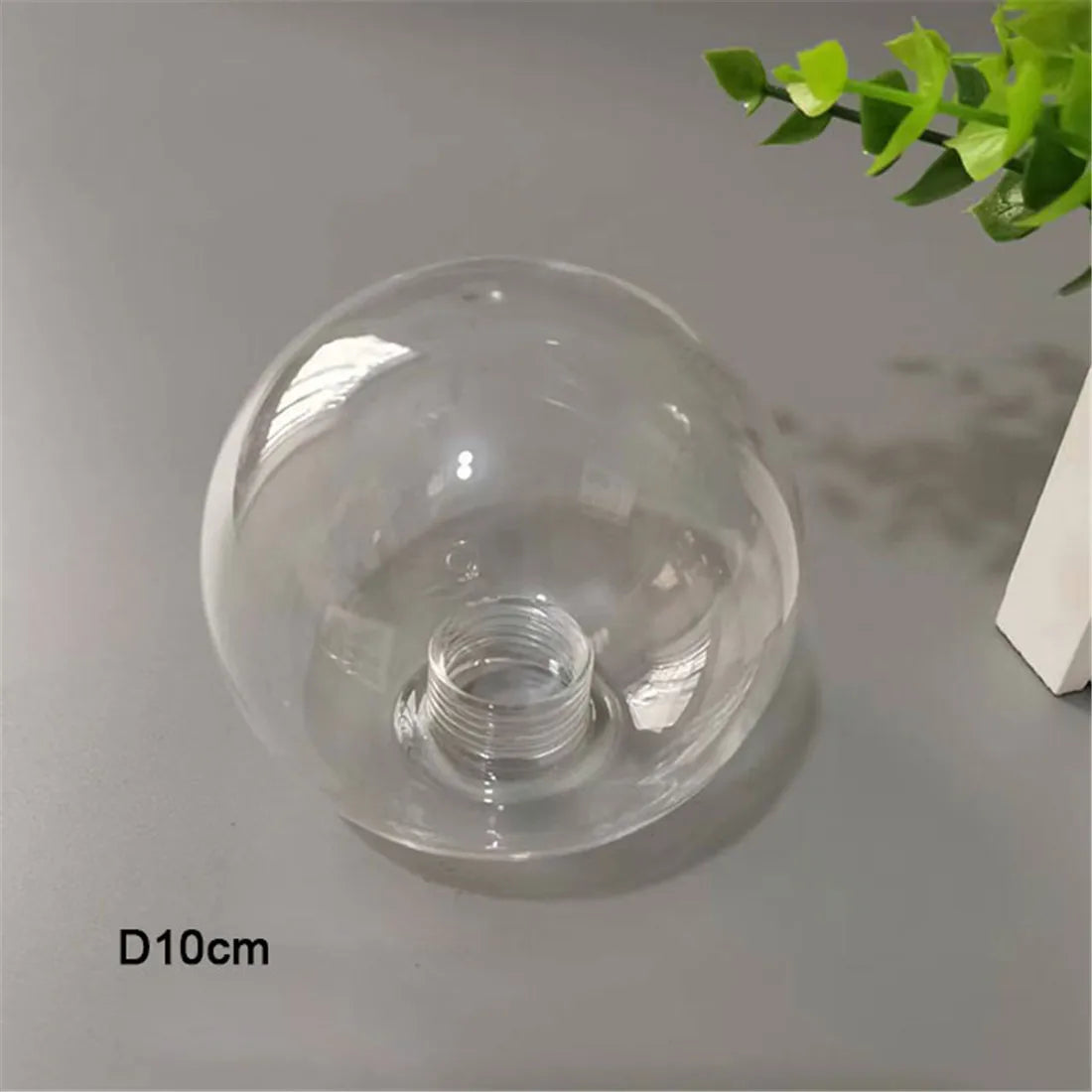Decorbites™ Klar-Glas-Pendent-Lampenschirm mit 2,2 cm Gewinde für Kronleuchter & Hängeleuchten
