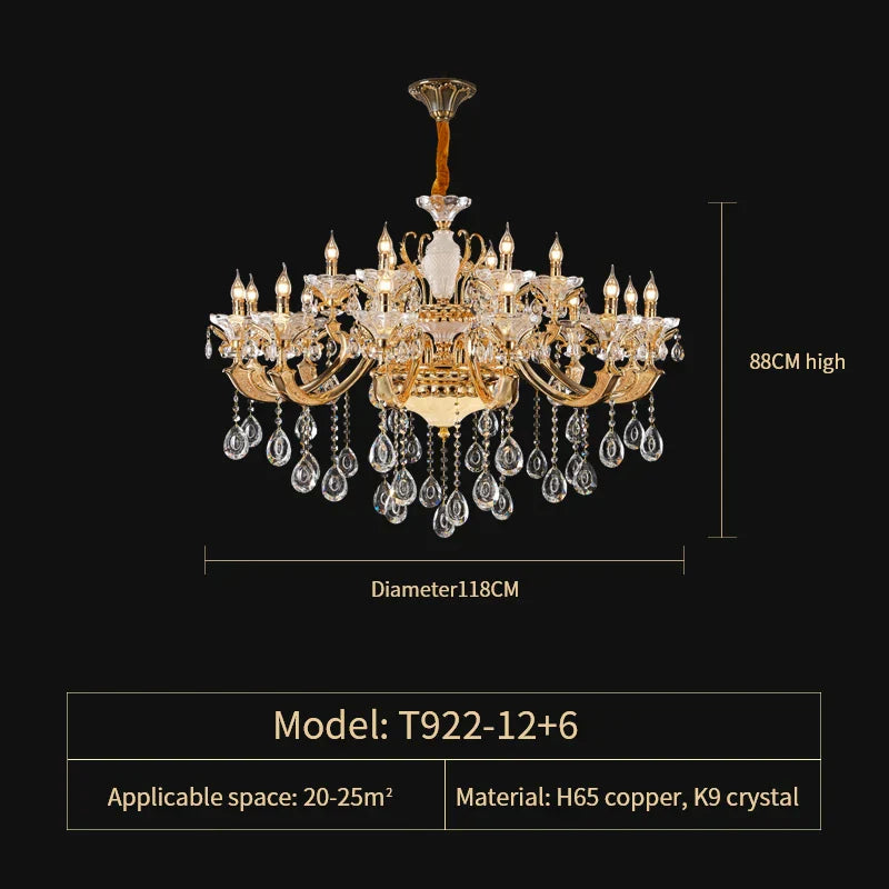 Decorbites™ Elegante Kristall-Leuchter für Wohnzimmer, Esszimmer und Schlafzimmer