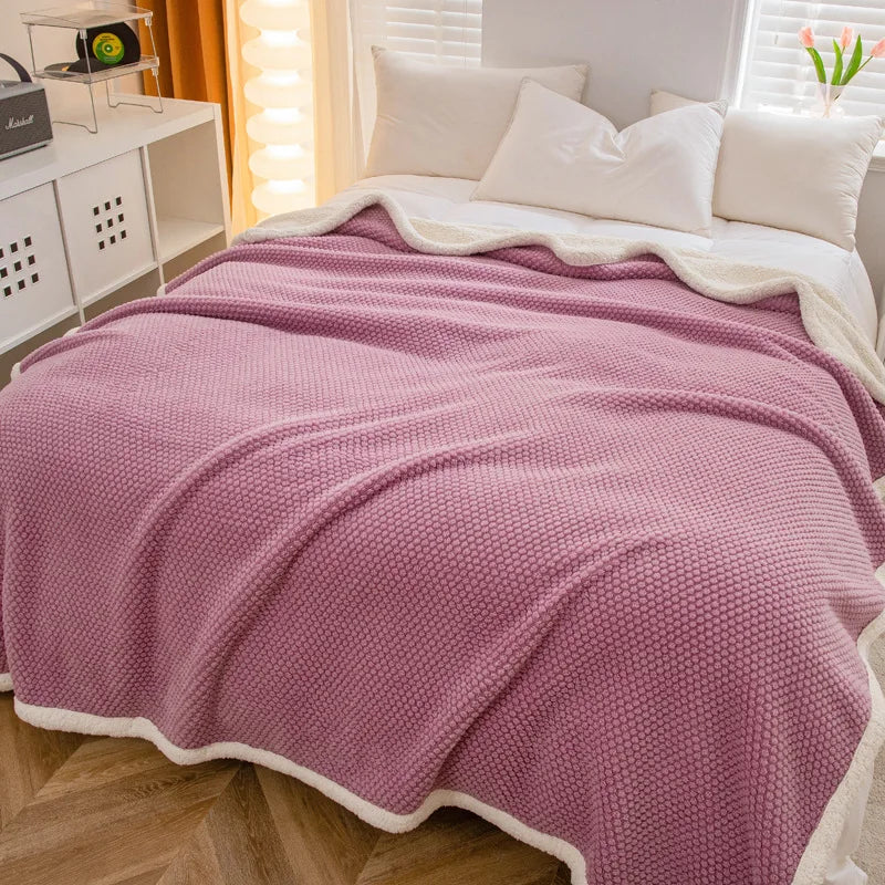 Decorbites™ Hochdichte Plüsch-Doppel-Lagen-Decke - Multifunktional und gemütliche Wärme