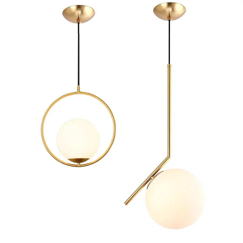 Decorbites™ Glas-Kugelleuchte Eisenleuchte Kronleuchter